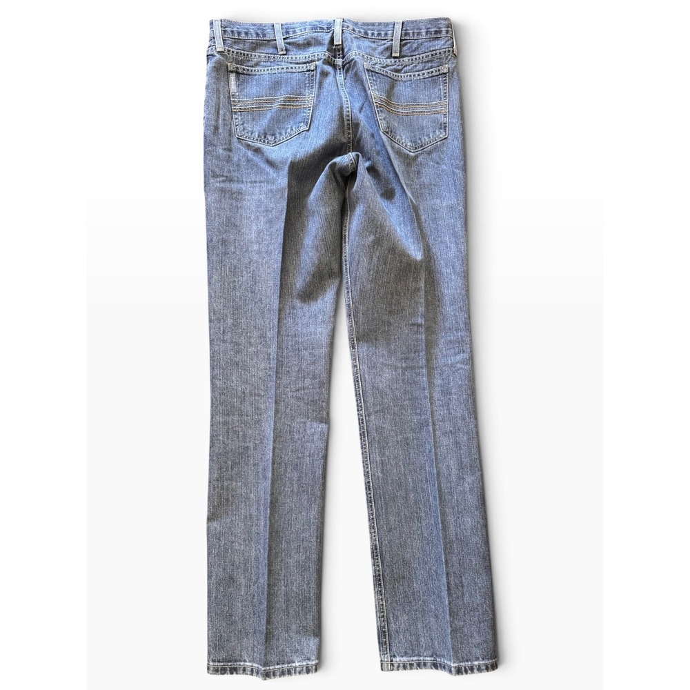 Cinch Mens Blue Jeans MB98034001 Heavy Starch Western Cowboy Straight Leg 35x34